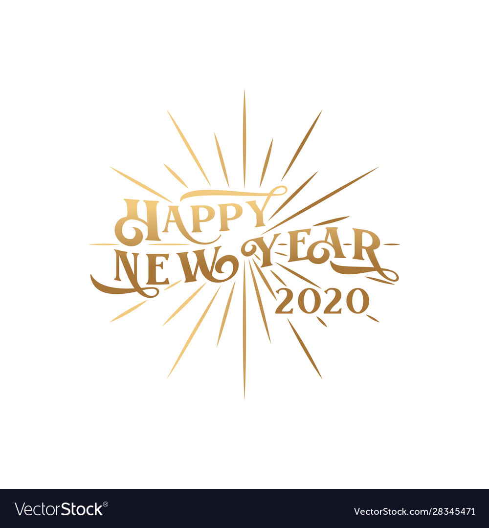 2020 colorful text isolated on white background vector image 2020 colorful text isolated on white background
