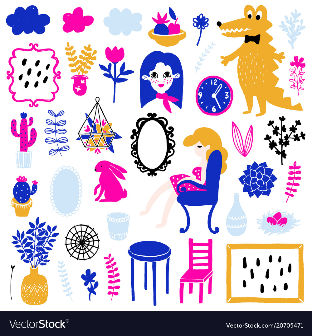 Modern elements Royalty Free Vector Image - VectorStock