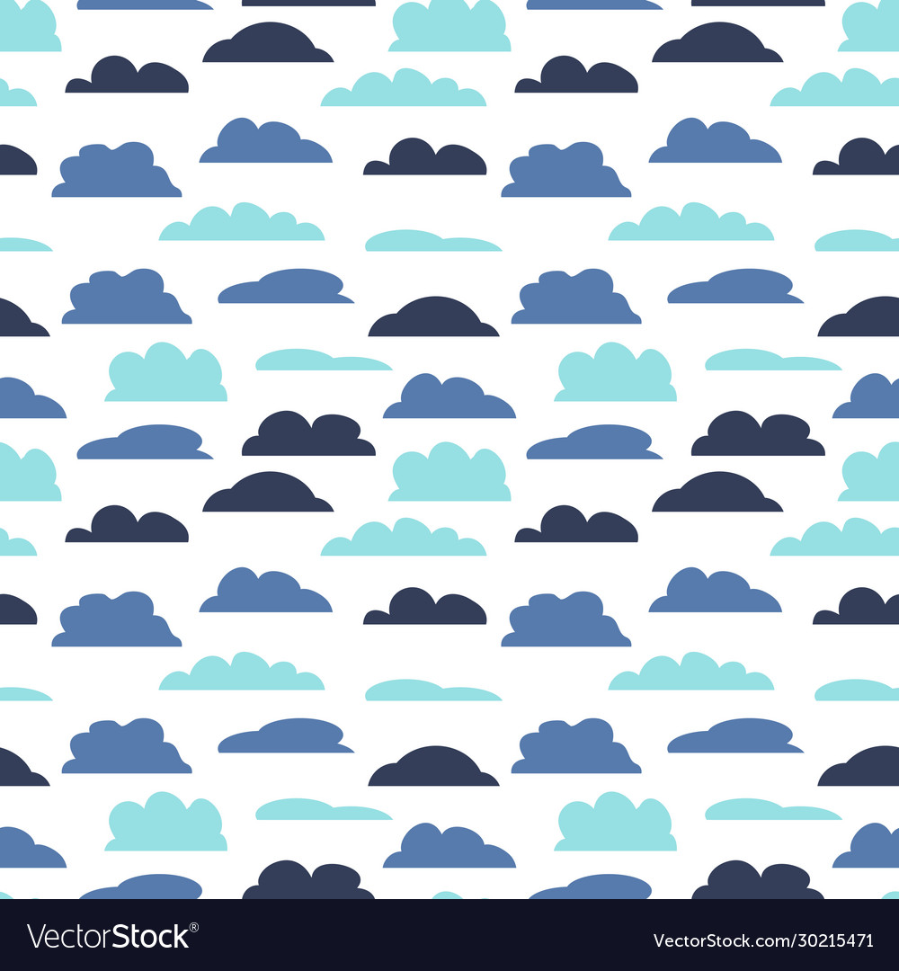 Seamless clouds pattern