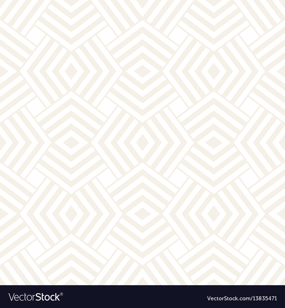 Subtle ornament with striped rhombuses vector image Subtle ornament with striped rhombuses