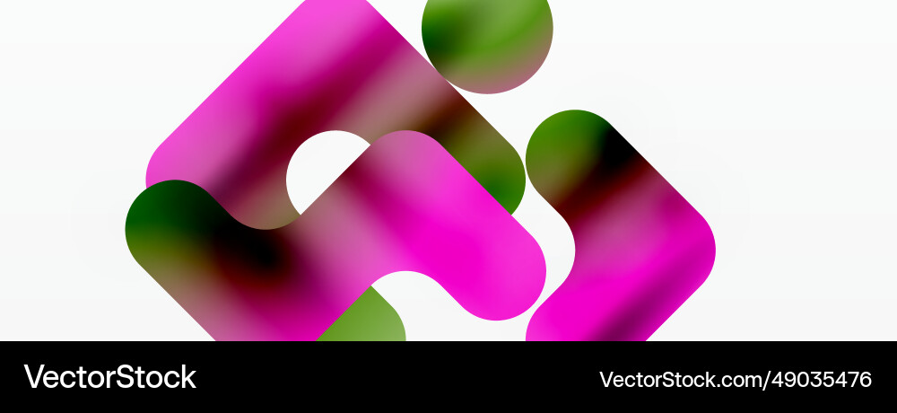 Gradient geometry minimalist fusion of lines Vector Image