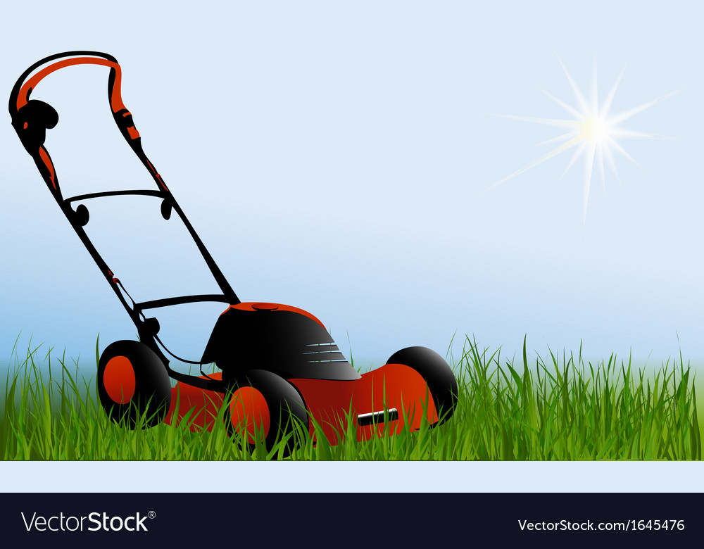 Lawnmower Royalty Free Vector Image VectorStock