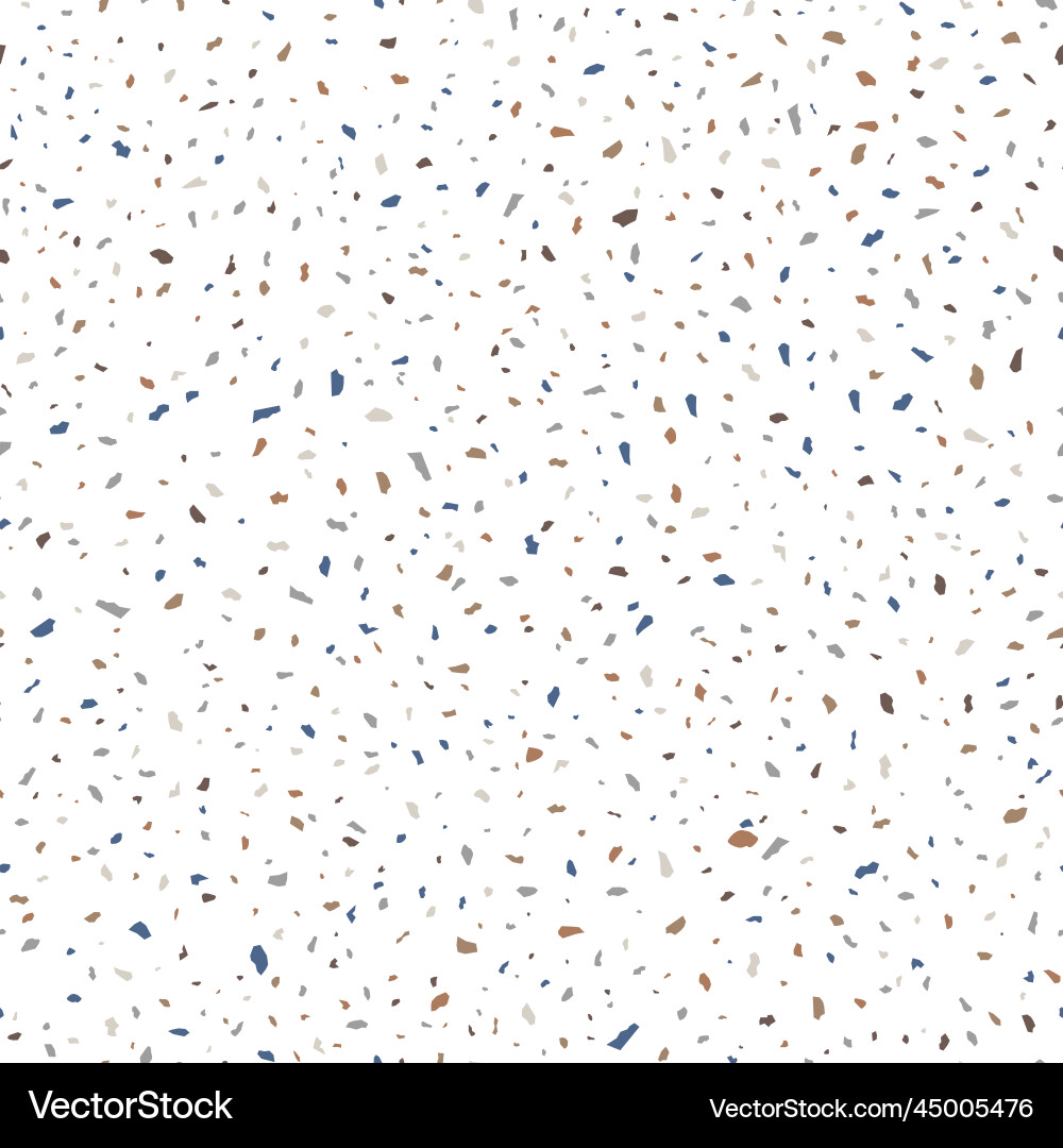 Small terrazzo stone texture seamless pattern Vector Image