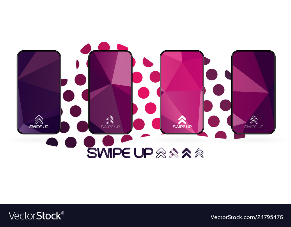Triangular polygonal geometric background swipe vector image Triangular polygonal geometric background swipe