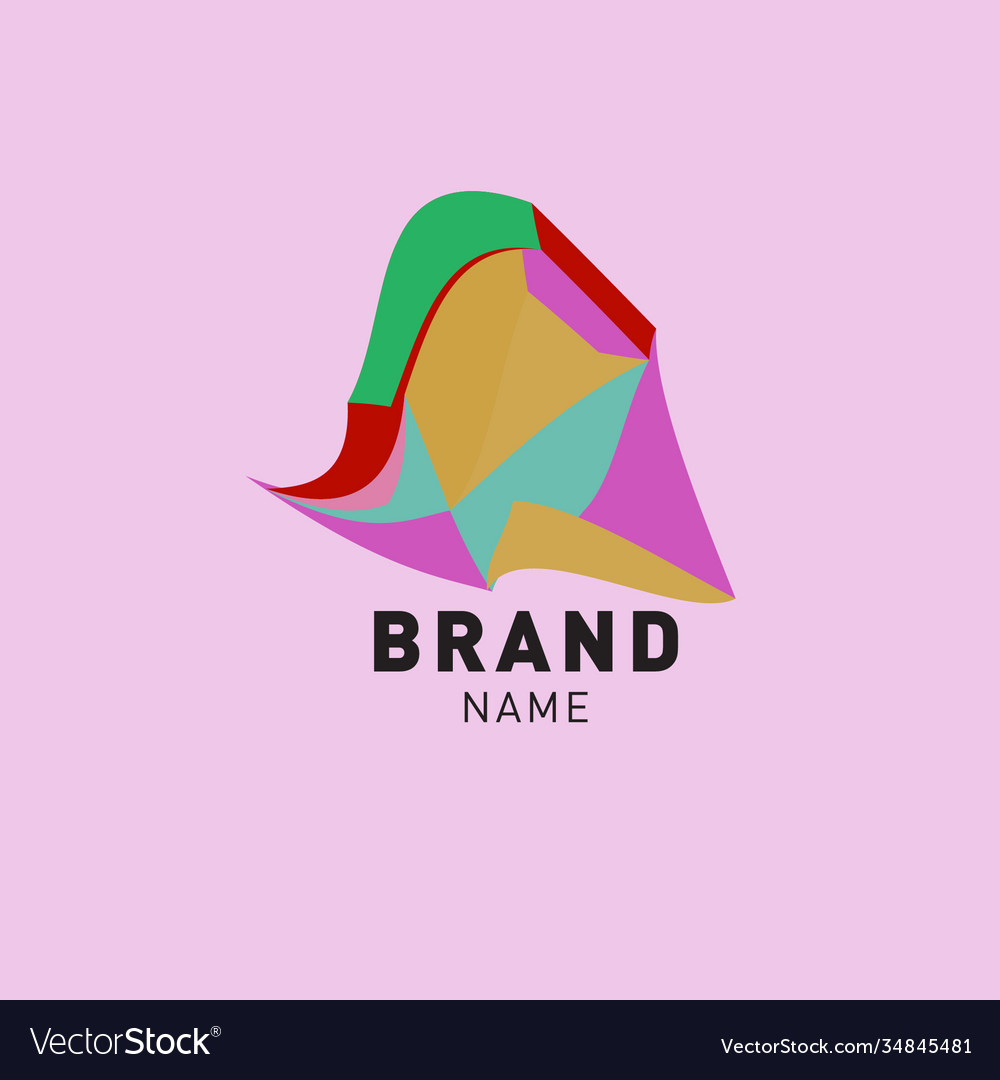 Colorful liquid abstract logo design