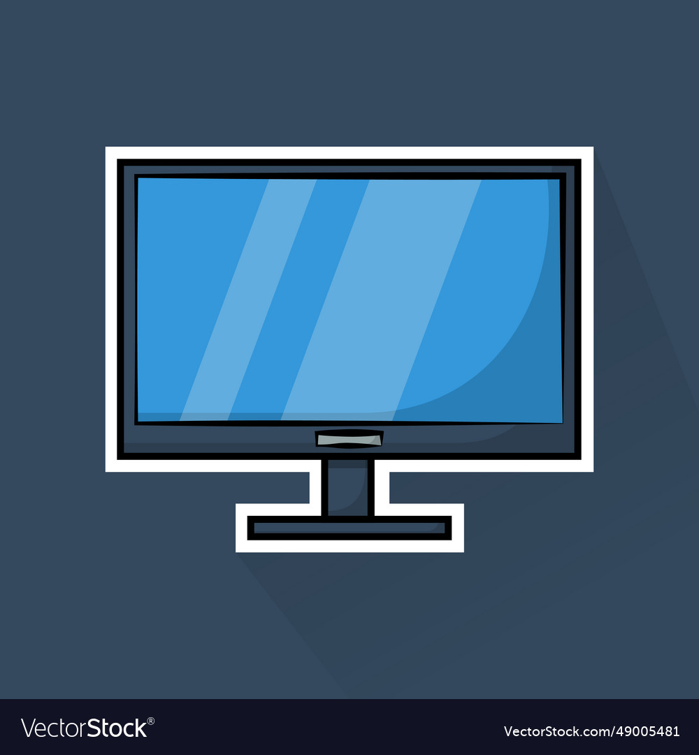Monitor Royalty Free Vector Image VectorStock