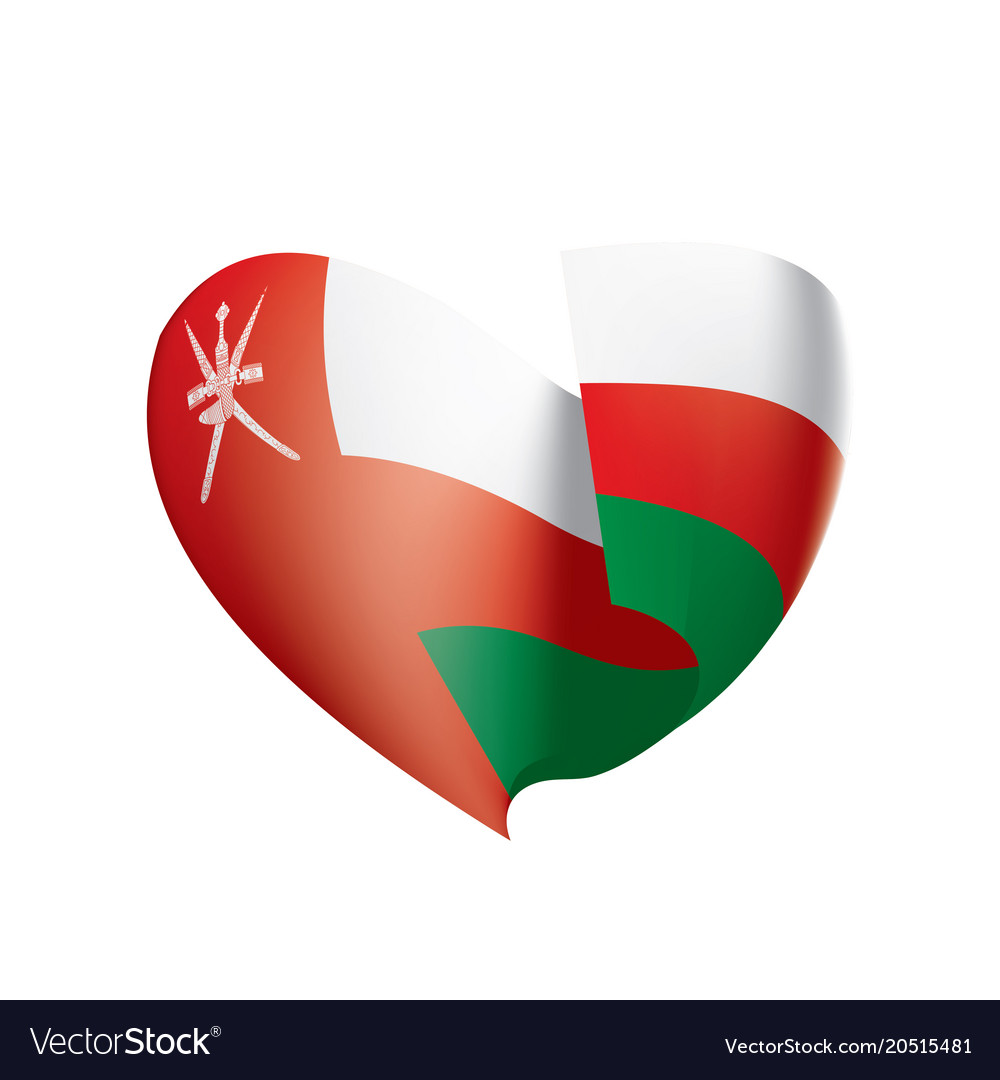 Oman flag Royalty Free Vector Image - VectorStock