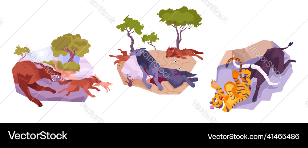 Animals icon set Royalty Free Vector Image - VectorStock