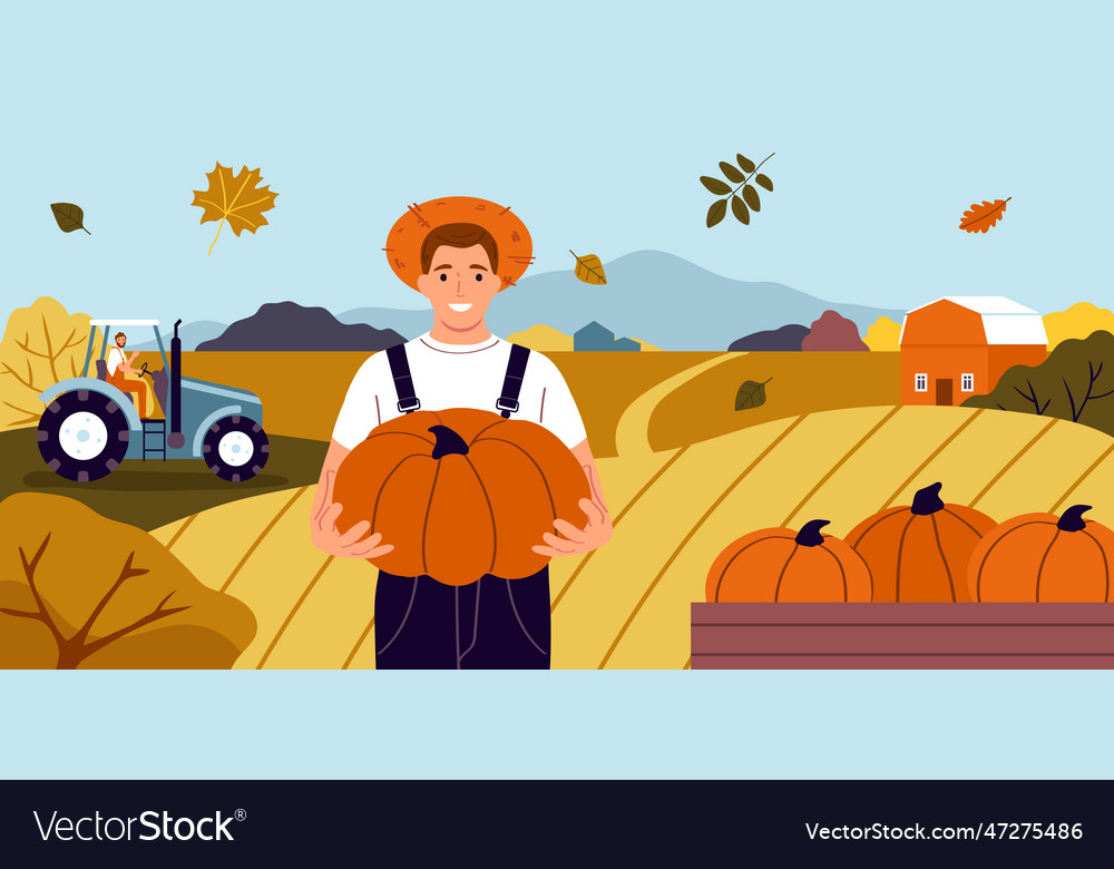 Autumn background Royalty Free Vector Image - VectorStock