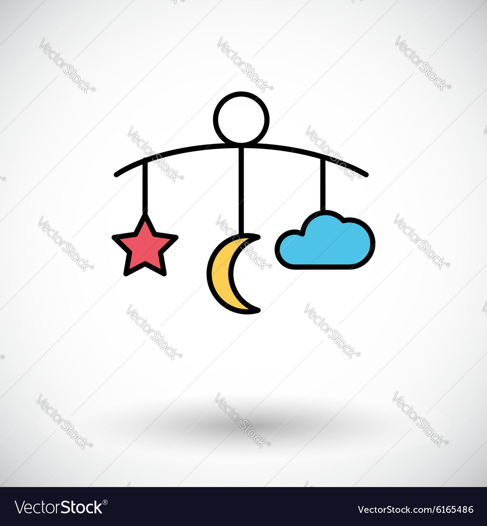 Bed carousel Royalty Free Vector Image - VectorStock