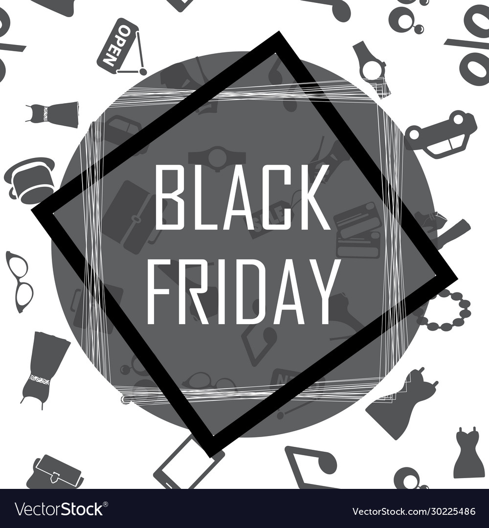 Black friday Inscription Design Template Verkauf