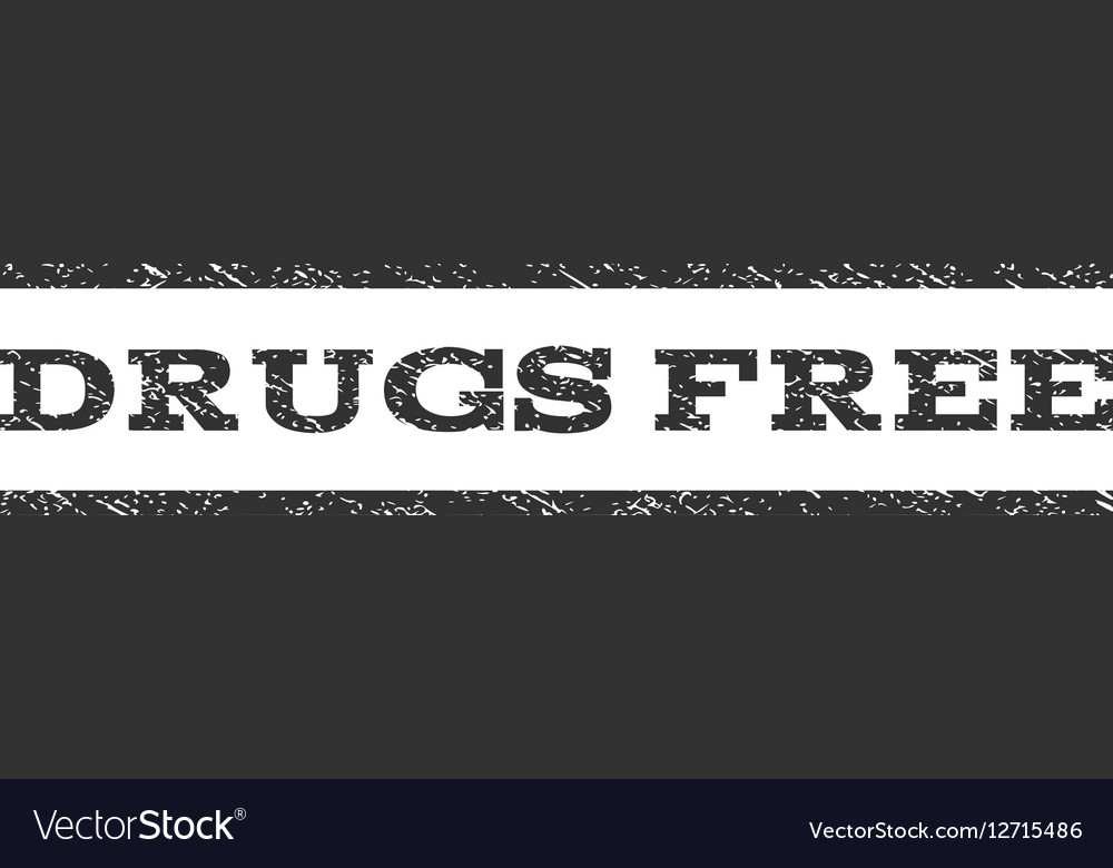 Drugs free watermark stamp