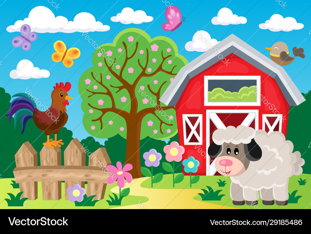 Farm topic image 8 Royalty Free Vector Image - VectorStock