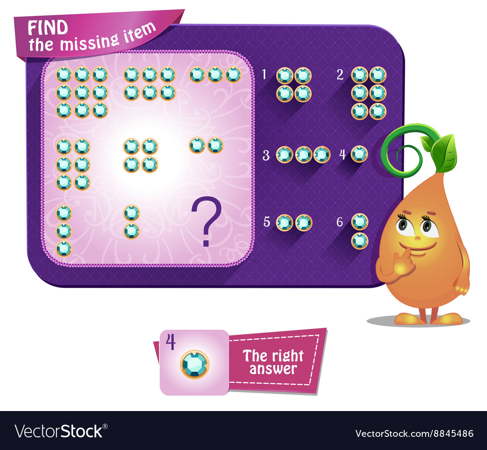 Find the missing part square triangle