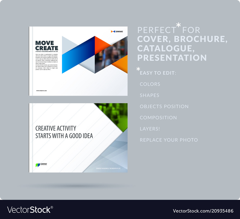 Modern Triangular Presentation Template