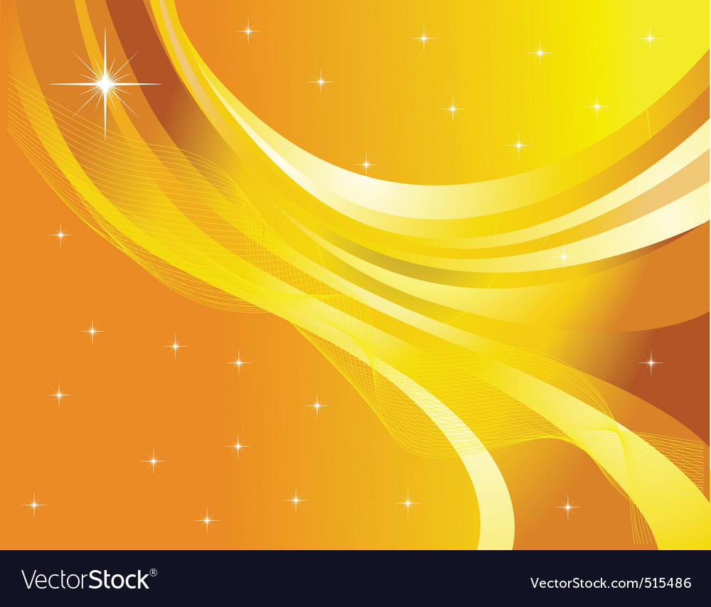 Star abstraction on a yellow background