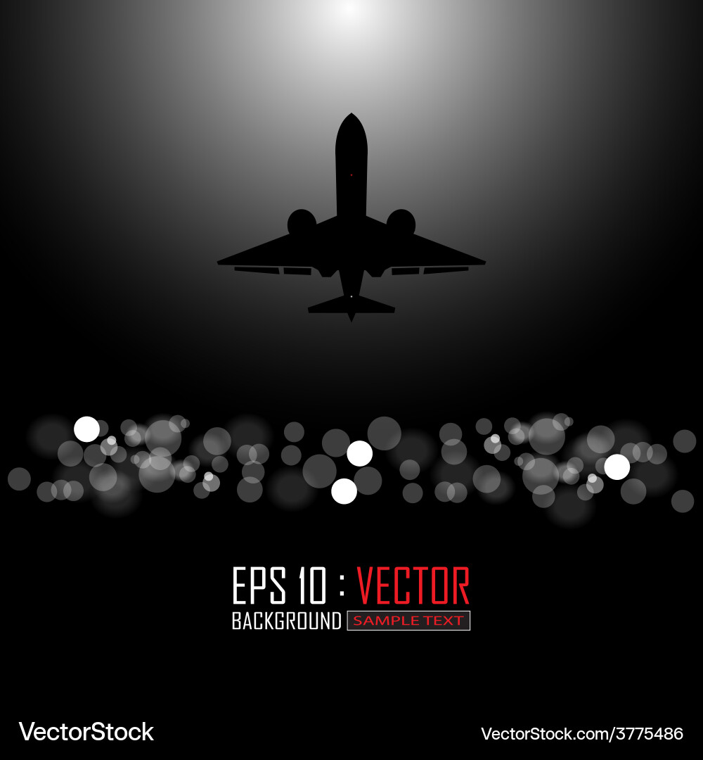 Takeoff Royalty Free Vector Image - VectorStock