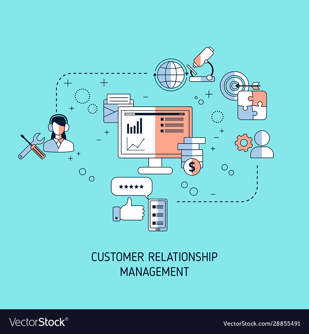 Customer relationship management concept