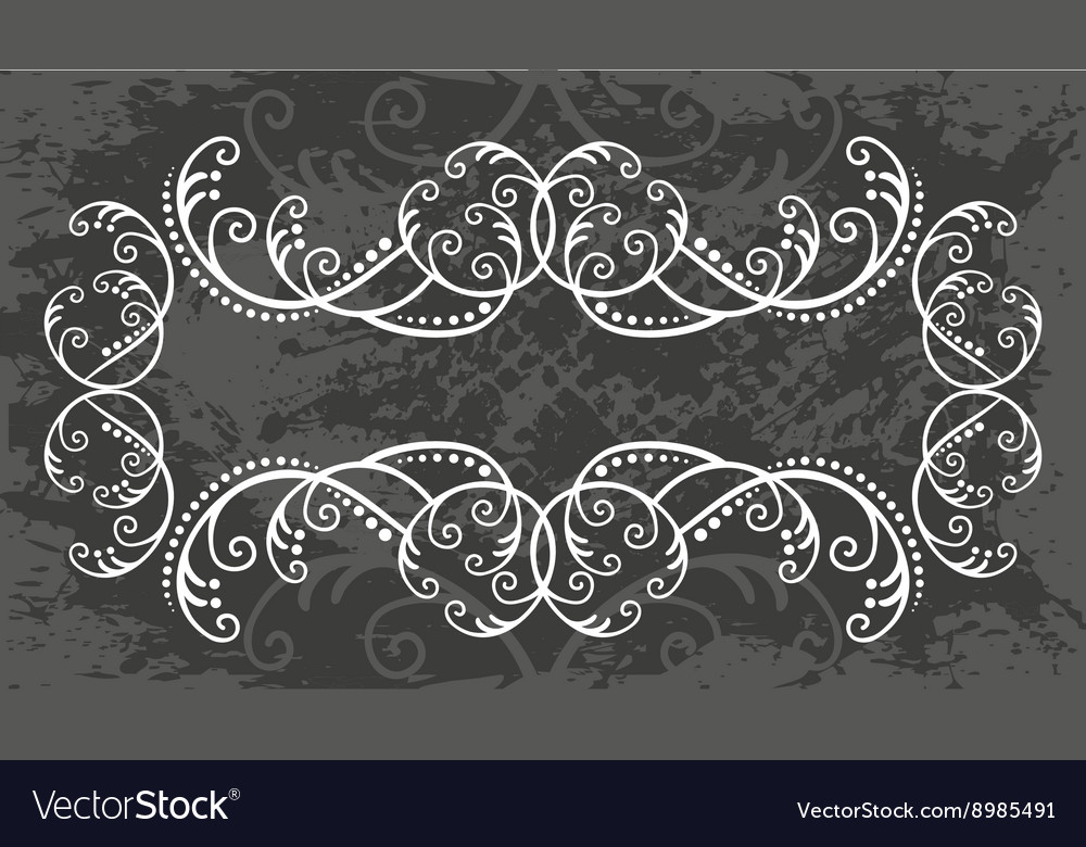 Decorative frame with pattern