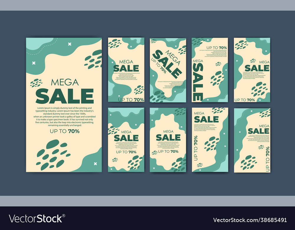 Set social media template super sale