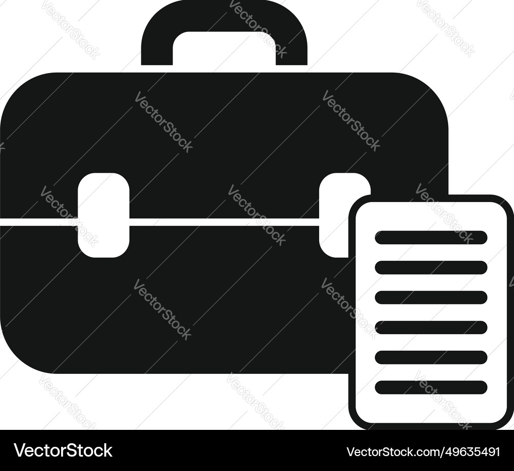 System file invoice icon simple remote Royalty Free Vector