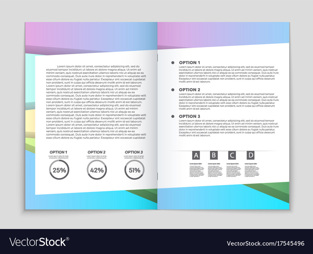 Abstract layout background set for art
