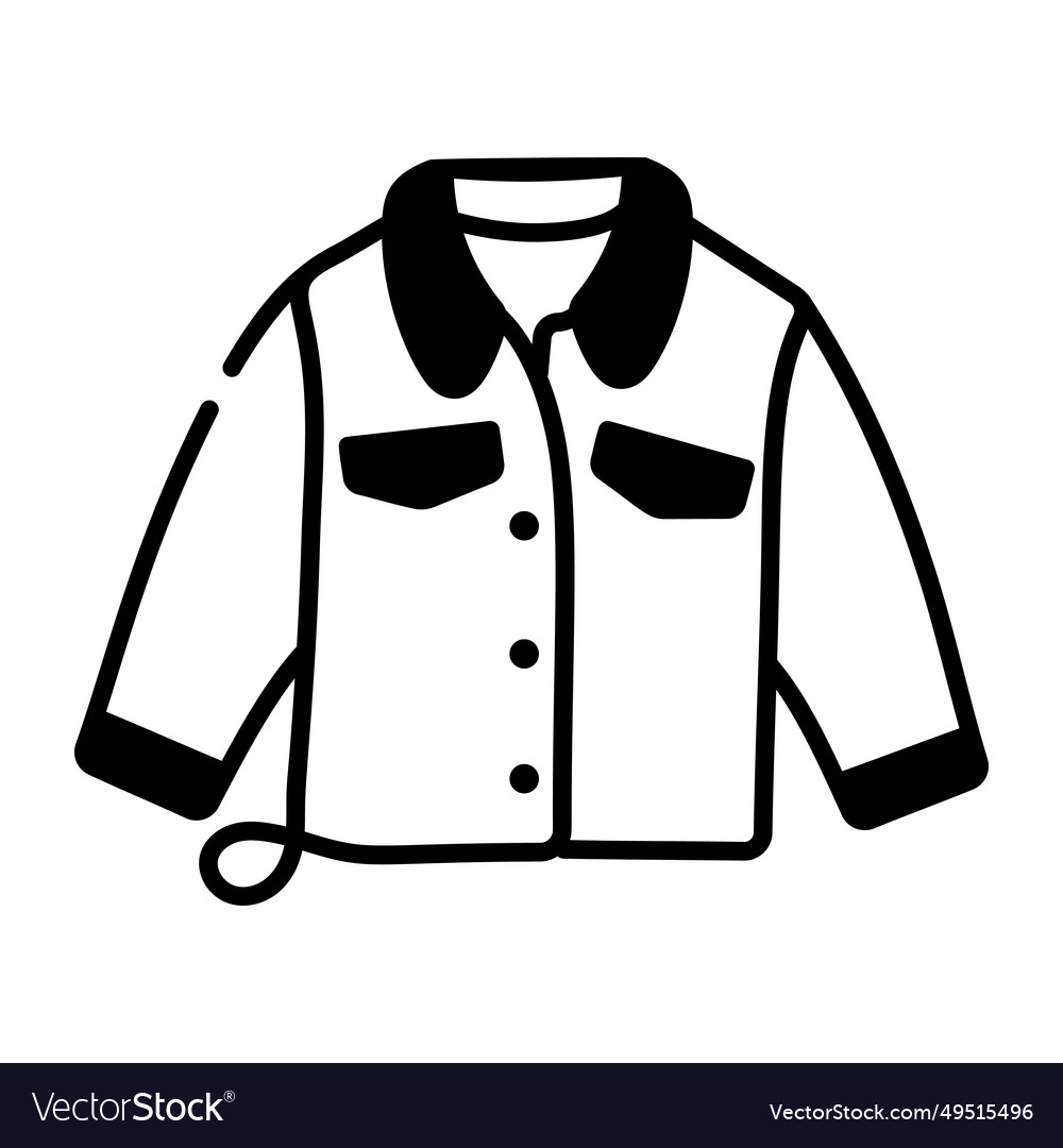 Casual Shirt Royalty Free Vector Image - Vectorstock