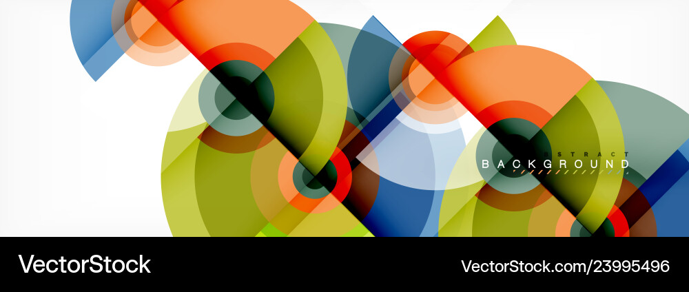 Circle composition geometric minimal Royalty Free Vector