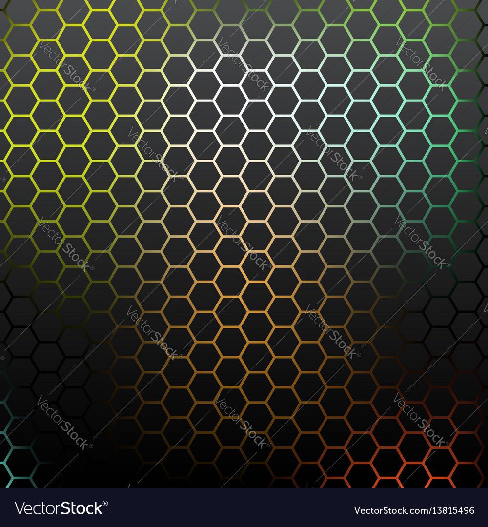 Colorful Hexagon Pattern