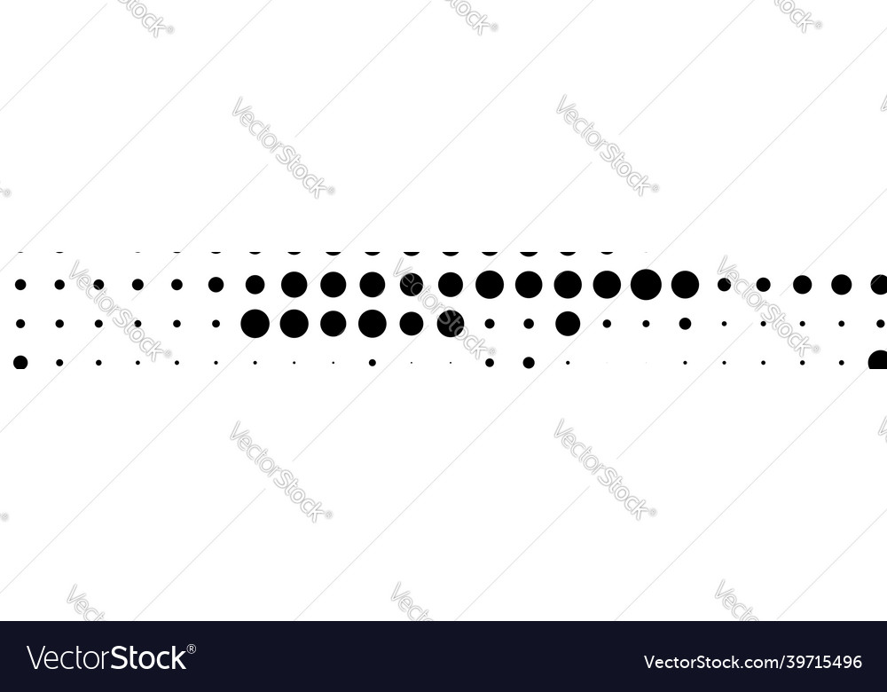 Halftone random circles dots pattern vector image Halftone random circles dots pattern