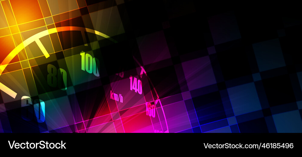 Racing square background abstraction in car track Vector Image