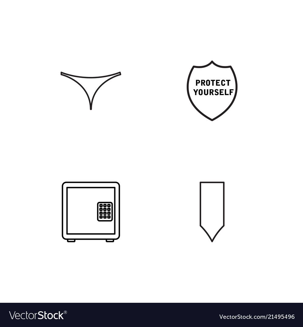 Sex linear icons set simple outline