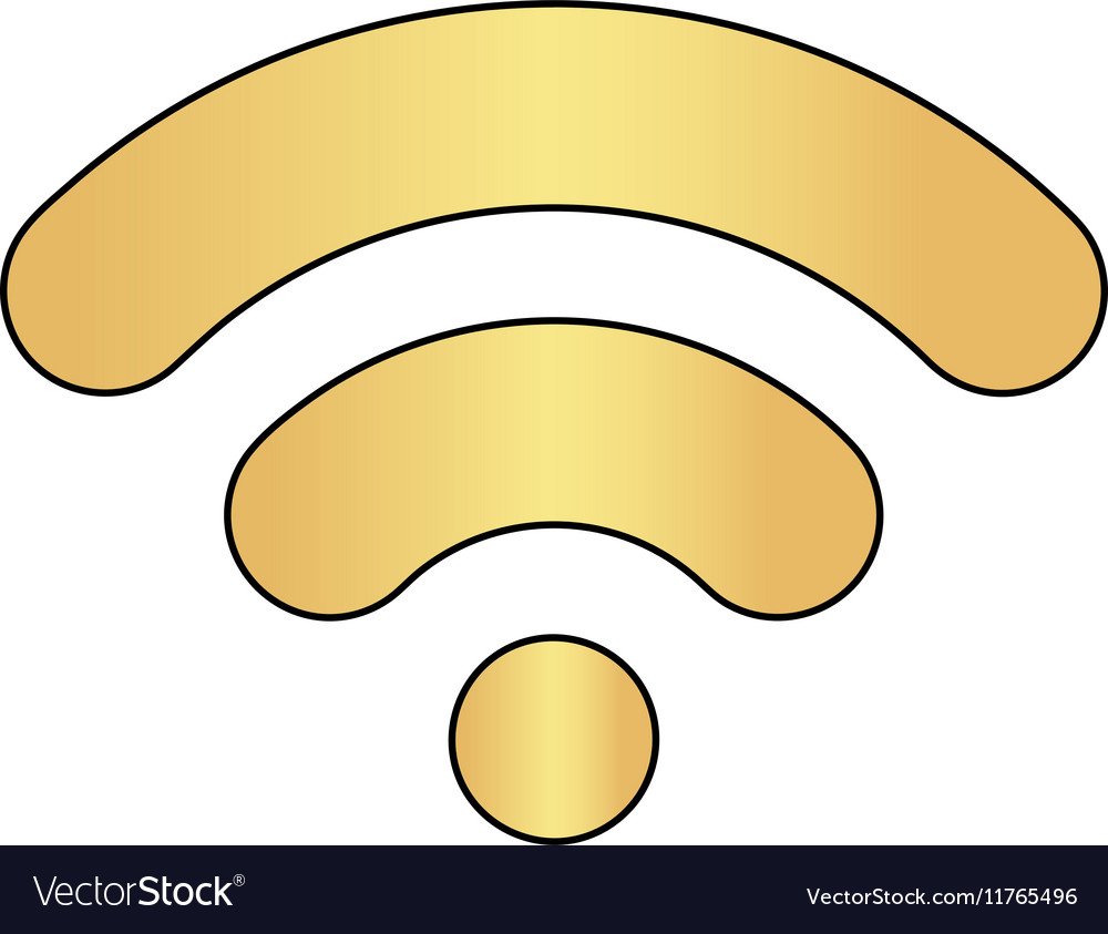 Wifi signal computer symbol