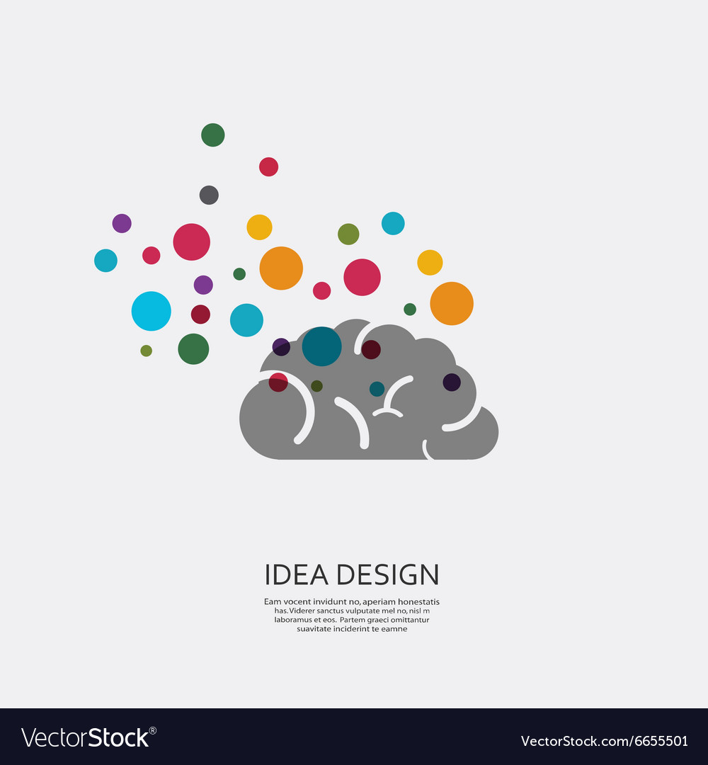 Abstract brain nice element for design