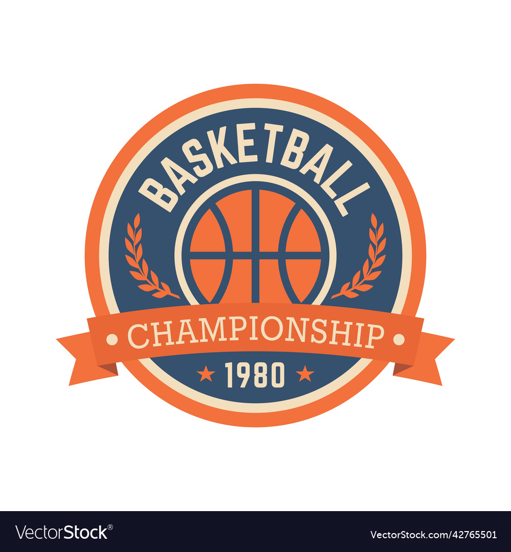 Basketball Themed Design Royalty Free Vector Image