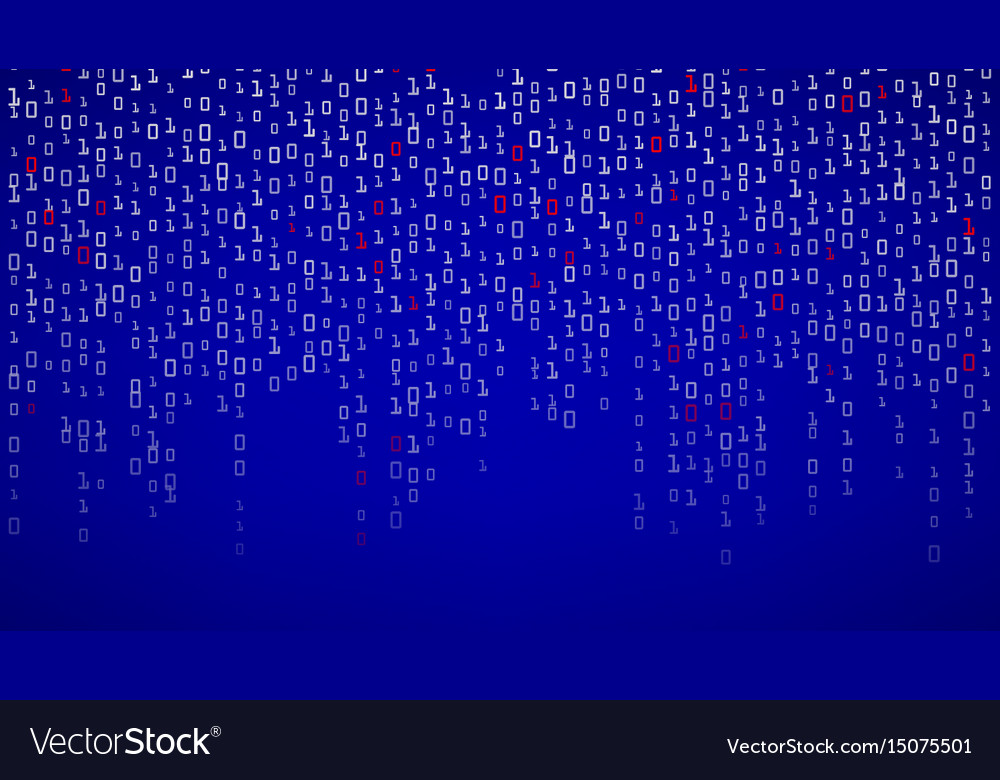 Binary background algorithm data code Royalty Free Vector