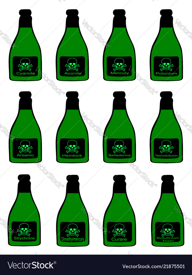 Bottles of poison