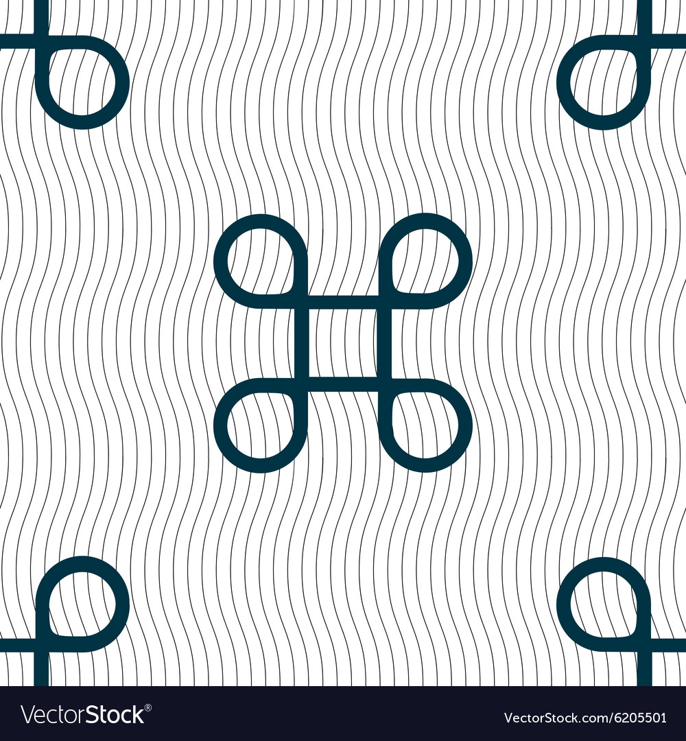 Keyboard maestro icon seamless pattern