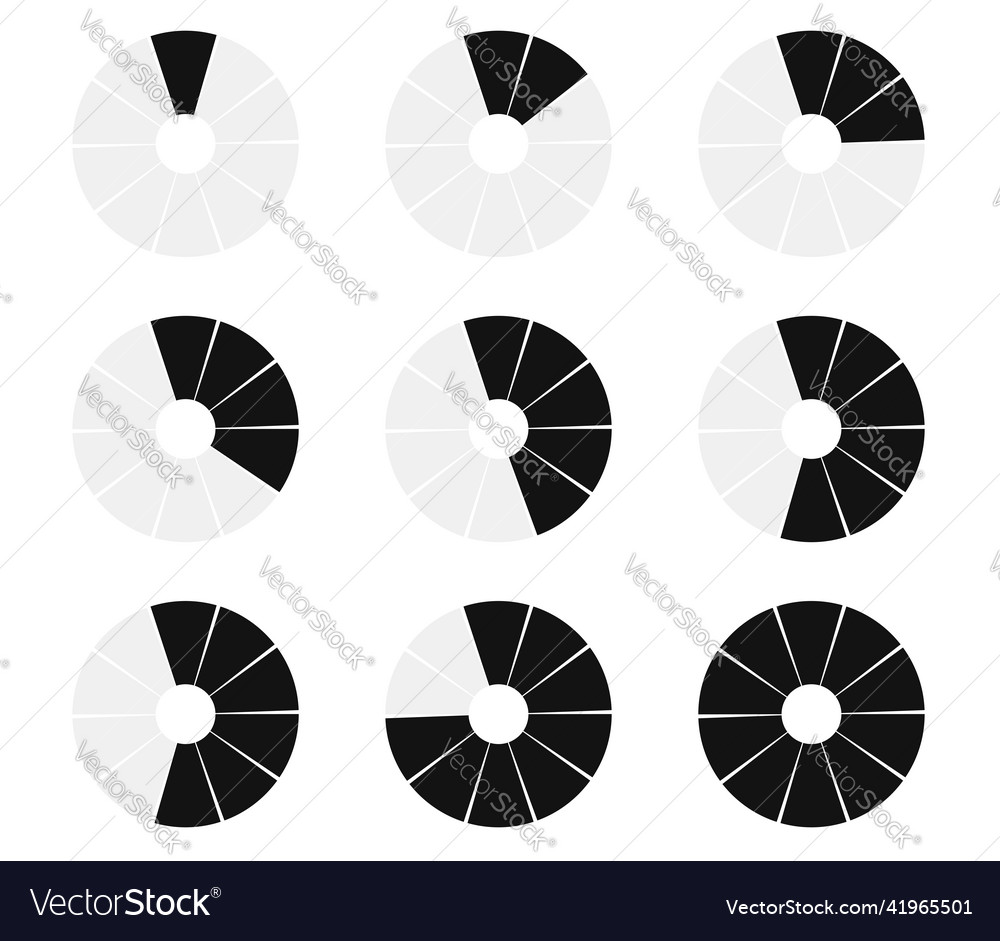 Preloader kreisförmiger Ladebalken Pier-Diagramm vector image Preloader kreisförmiger Ladebalken Pier-Diagramm