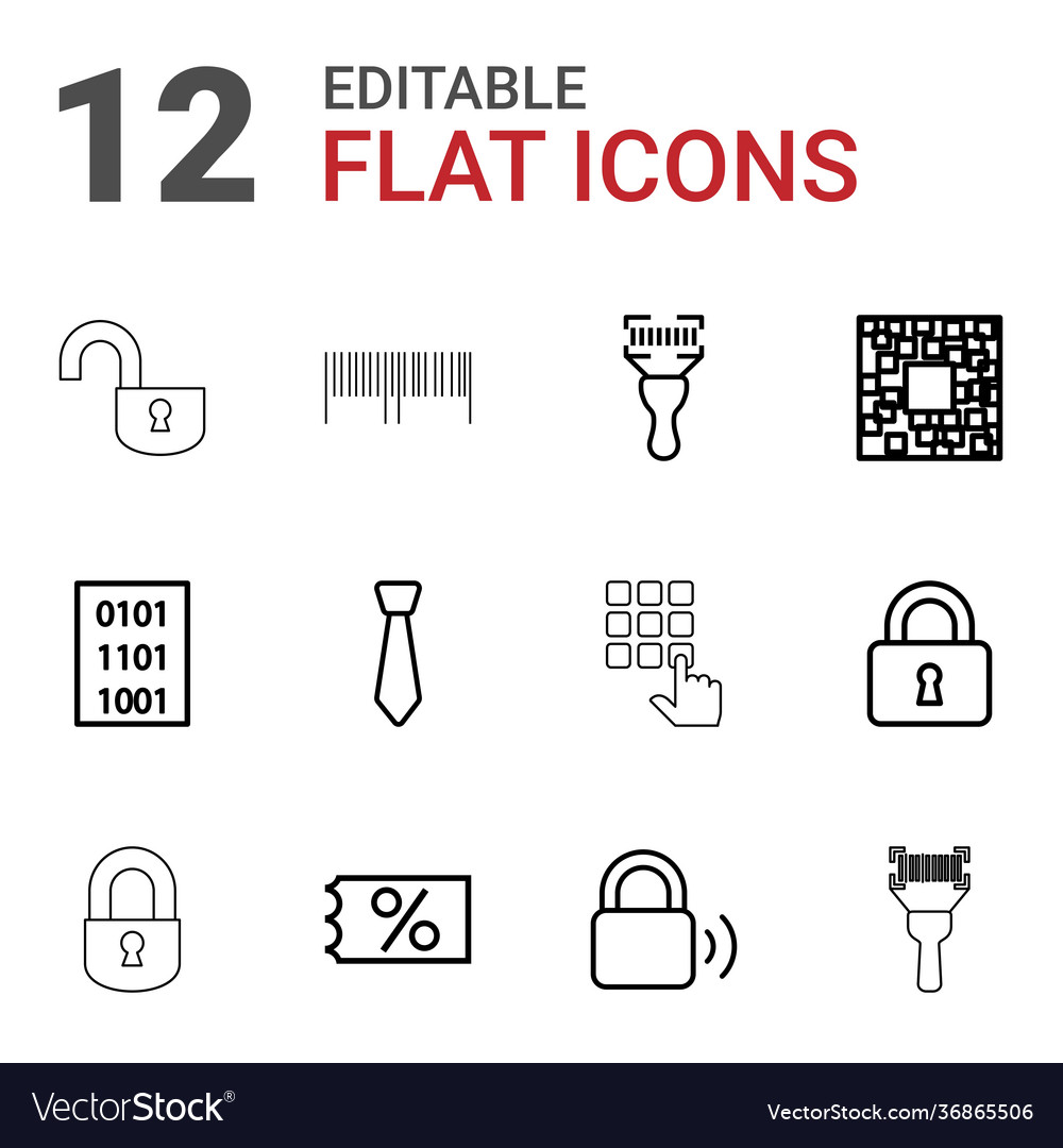 12 code icons Royalty Free Vector Image - VectorStock
