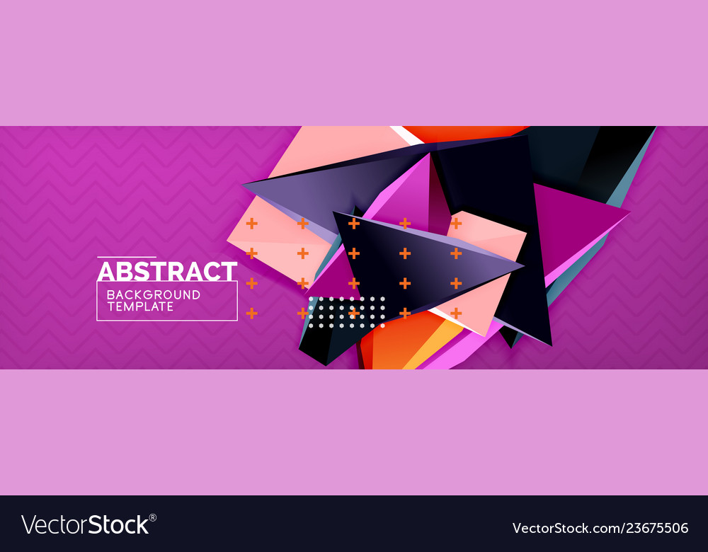 3d triangular minimal abstract background vector image 3d triangular minimal abstract background