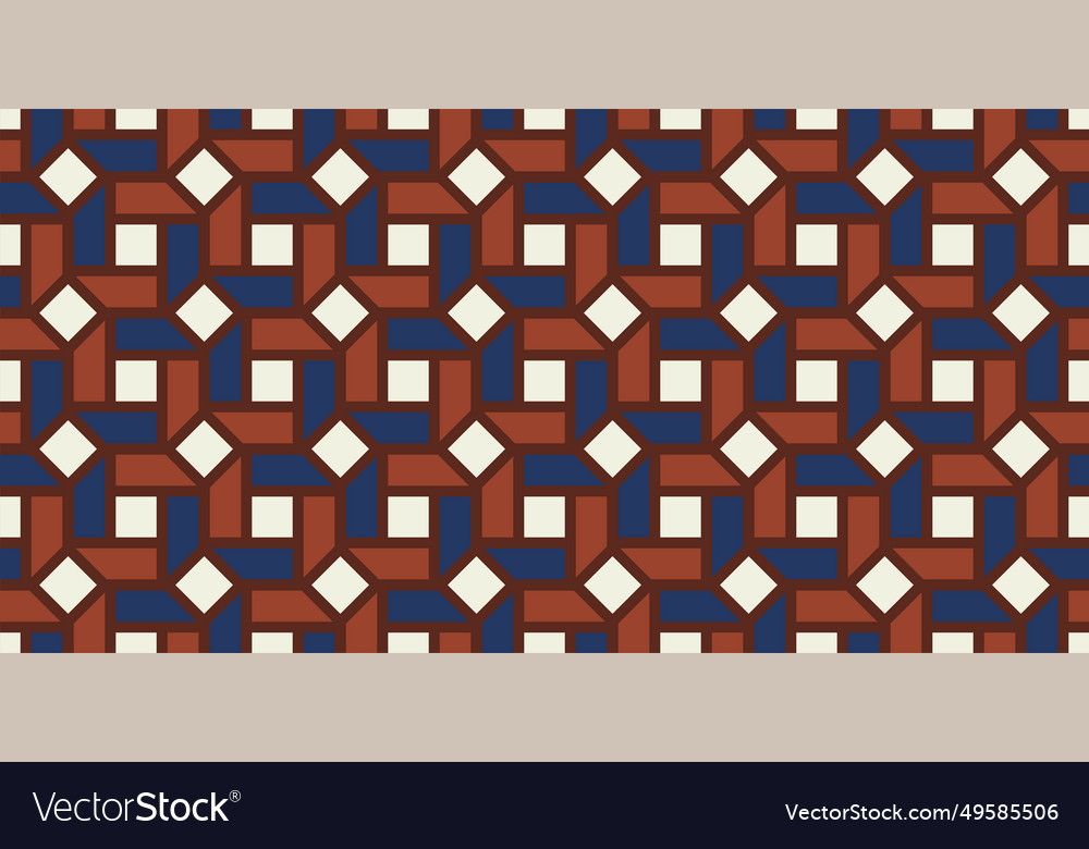 Abstract geometric seamless pattern elegant color vector image Abstract geometric seamless pattern elegant color