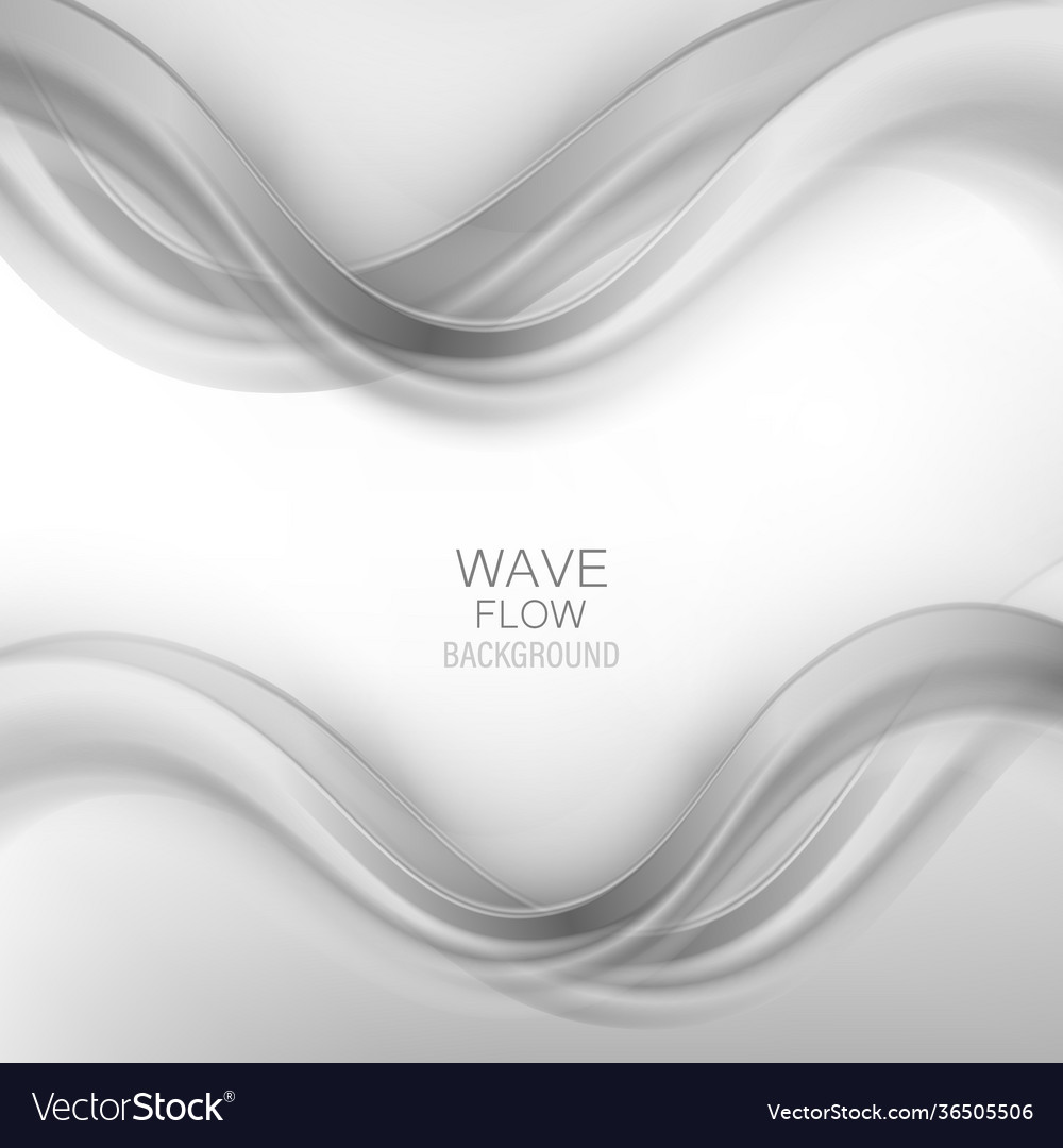 Abstract swoosh wave smoke border frame layout