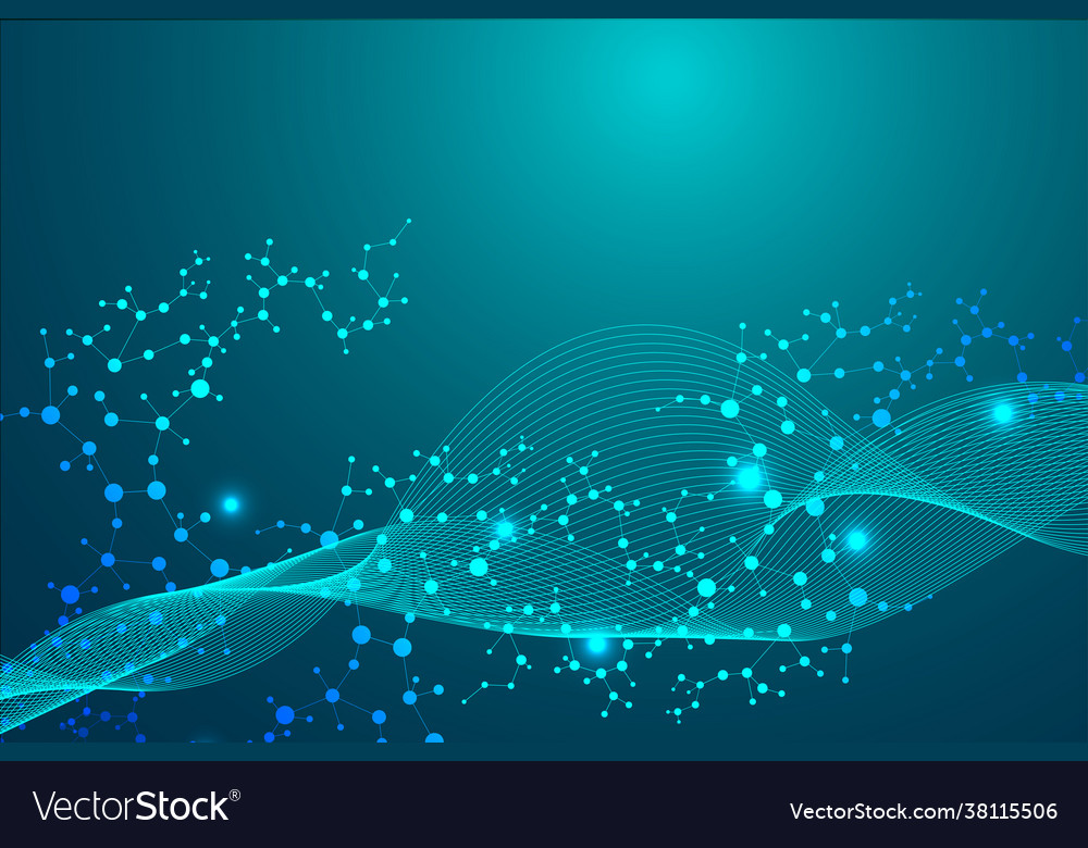 Big data visualization background modern vector image Big data visualization background modern
