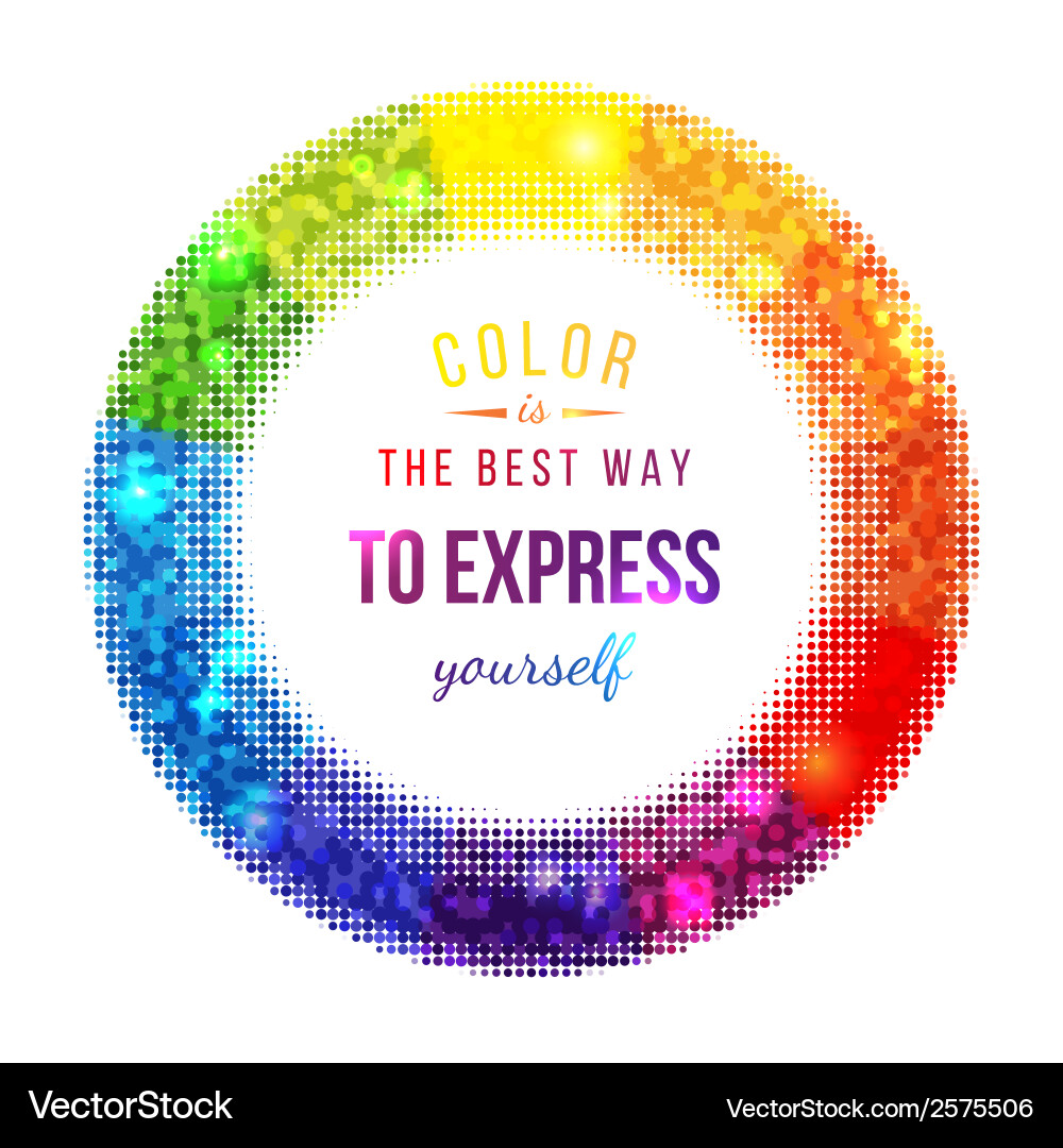 Color wheel Royalty Free Vector Image - VectorStock