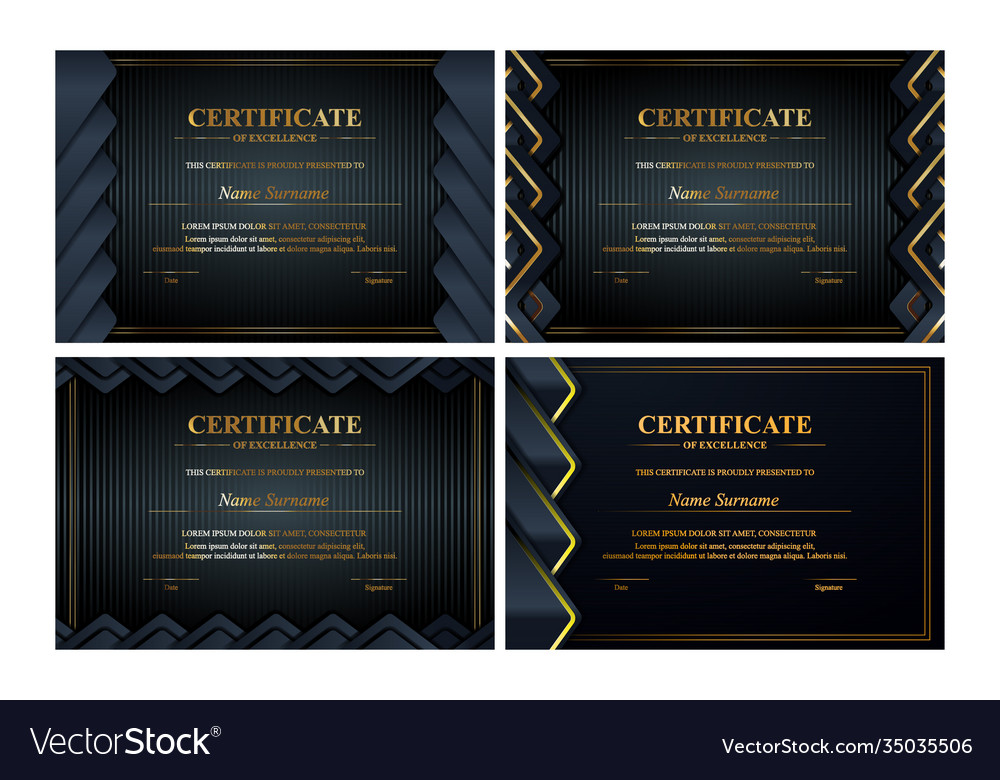 Creative certificate appreciation award