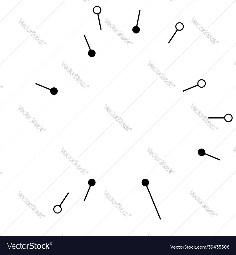 Radial radiating lines with nodes nodal points vector image Radial radiating lines with nodes nodal points