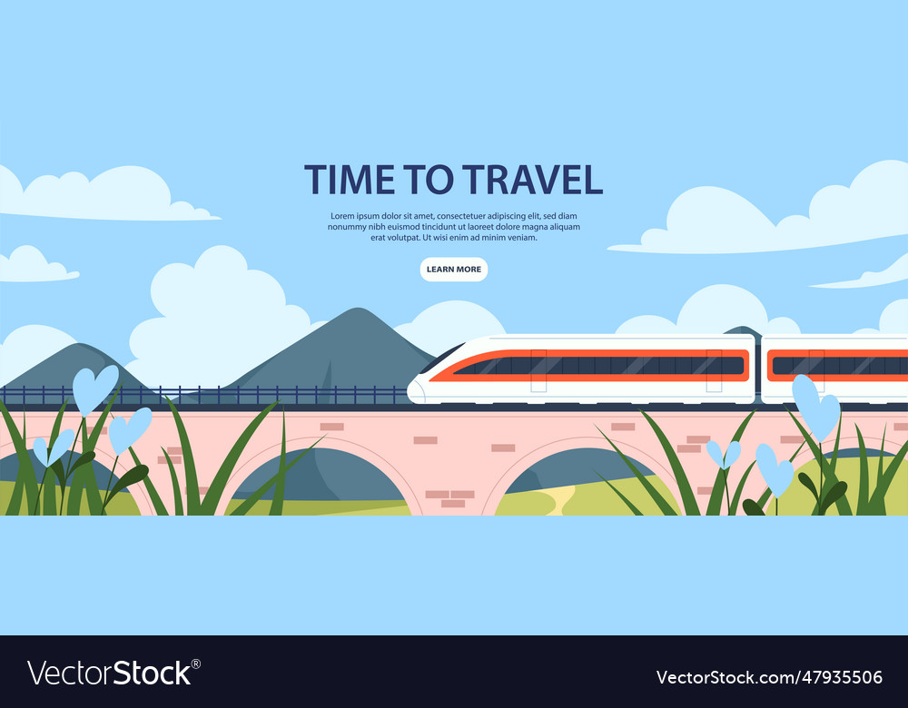 Time to travel banner