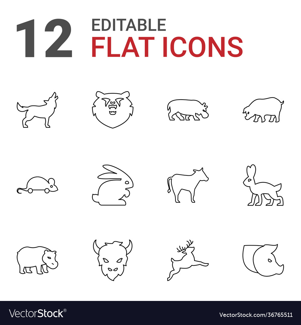 12 mammal Icons