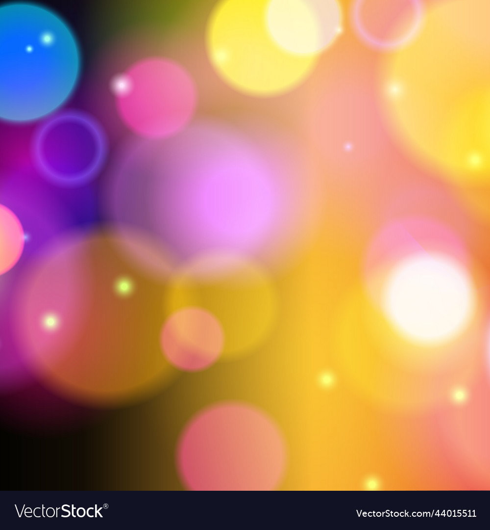 Abstract multicolored bokeh background